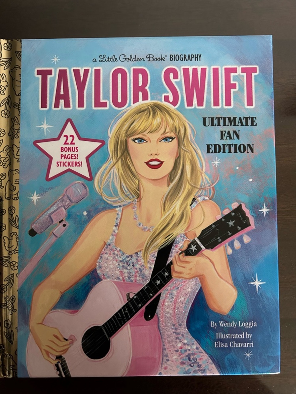New Little Golden Book Taylor Swift Biography Book